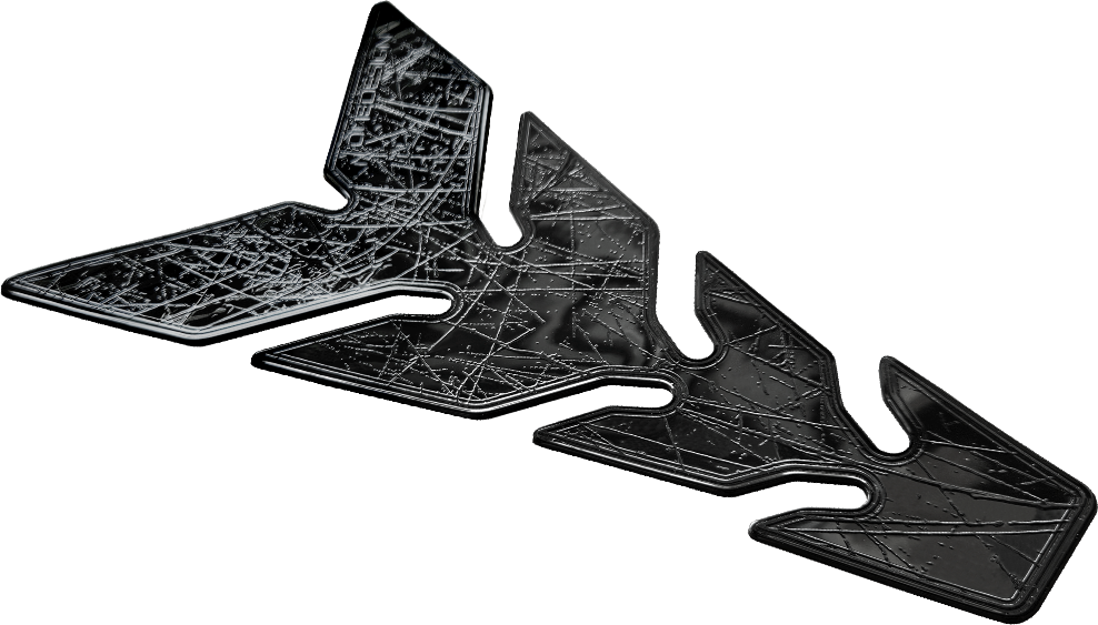 Ultra Thin Tank Pad Scratches Black