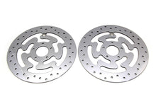 Load image into Gallery viewer, Duro Front Brake Disc Set Polished Stainless Steel