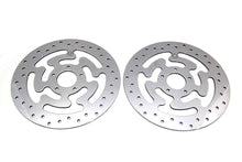 Load image into Gallery viewer, Duro Front Brake Disc Set Polished Stainless Steel