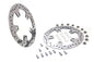 11.8 inch Drilled Front Brake Disc Set Mirror Polished Stain