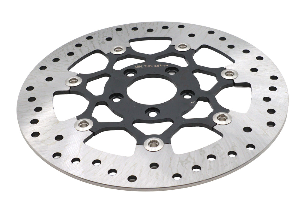 Floating Stainless Steel & Black 11.8 inch Front Brake Disc