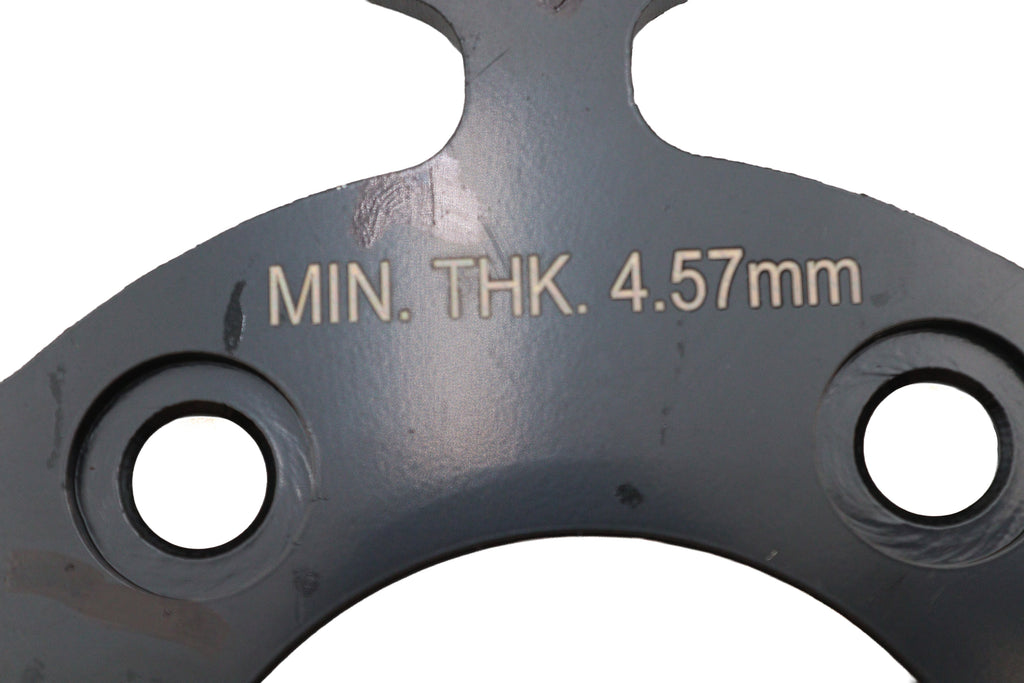 Floating Stainless Steel & Black 11.8 inch Front Brake Disc