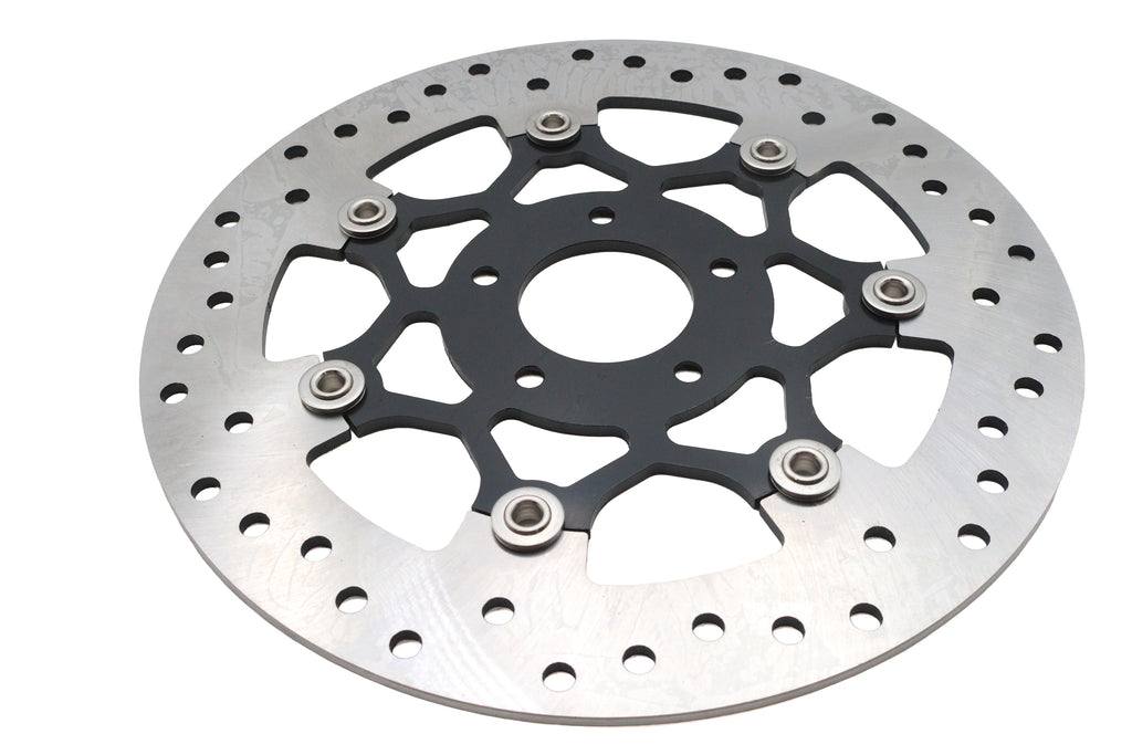 Floating Stainless Steel & Black 11.8 inch Front Brake Disc
