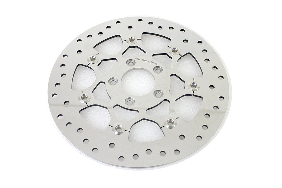 Floating Stainless Steel Mirror Polished 11.8 inch Front Bra