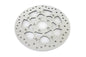 Floating Stainless Steel Mirror Polished 11.8 inch Front Bra