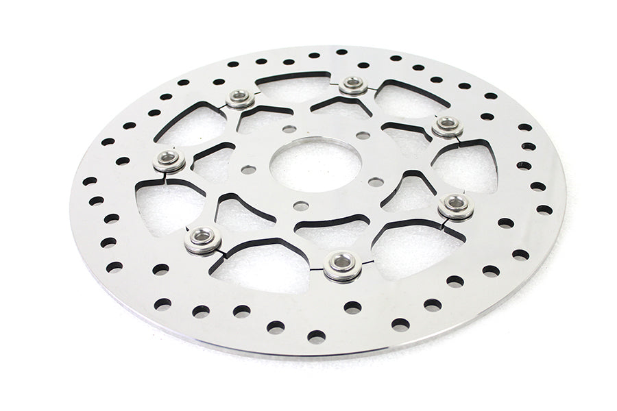 Floating Stainless Steel Mirror Polished 11.8 inch Front Bra