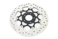 Floating Stainless Steel, Black & Polished 11.8 inch Front B