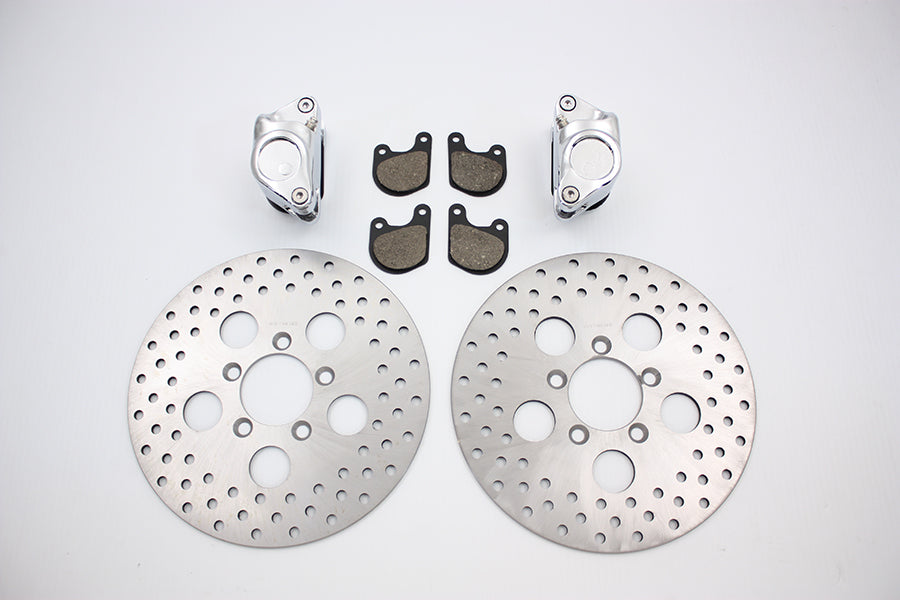 Front Dual Disc Calipers and 10 inch Disc Kit