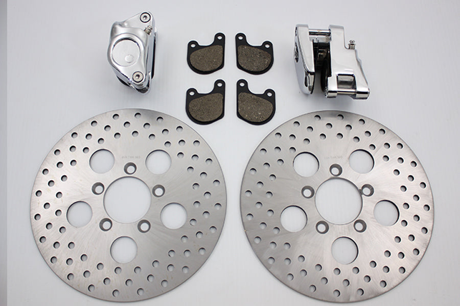 Front Dual Disc Calipers and 10 inch Disc Kit
