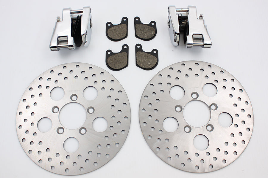 Front Dual Disc Calipers and 10 inch Disc Kit