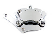 Load image into Gallery viewer, Chrome Billet Front 4-Piston Left Side Caliper with Bracket