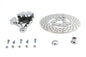 Chrome Rear 4 Piston Caliper and 11-1/2 inch Disc Kit