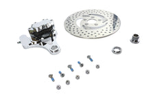 Load image into Gallery viewer, Chrome Rear 4 Piston Caliper and 11-1/2 inch Disc Kit
