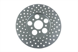 Edart 10-inch drilled brake disc for front or rear use, showing the ventilated and drilled surface design.