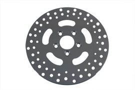 Duro 11-1/2 inch drilled rear brake disc with ventilated design for enhanced braking performance, shown in the image.