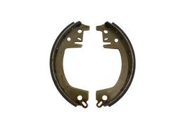 Duro rear hydraulic brake shoe set with brake shoes and hardware for bicycle or motorcycle braking system.