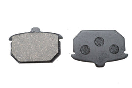 Duro Soft Rear Brake Pad Set showing brake pads with Duro branding and mounting hardware for vehicle rear brake system.