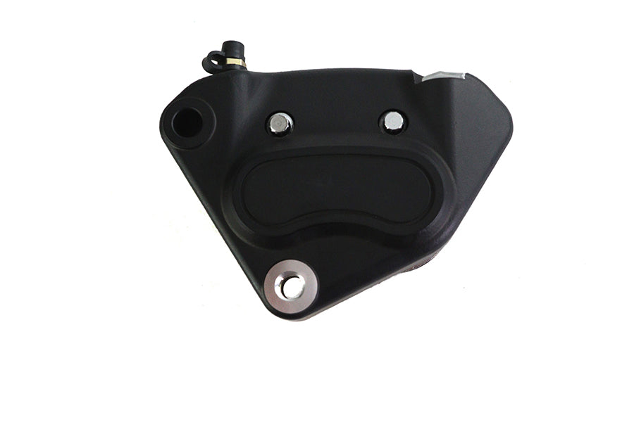 Black Front 4 Piston Left Side Caliper