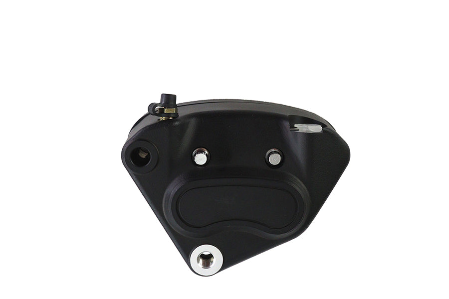 Black Front 4 Piston Left Side Caliper