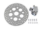 Chrome Front Left Side Caliper and 11-1/2 inch Disc Kit