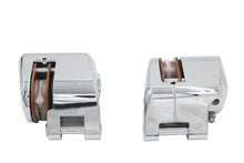 Load image into Gallery viewer, Chrome 1-Piston Front Brake Caliper Set