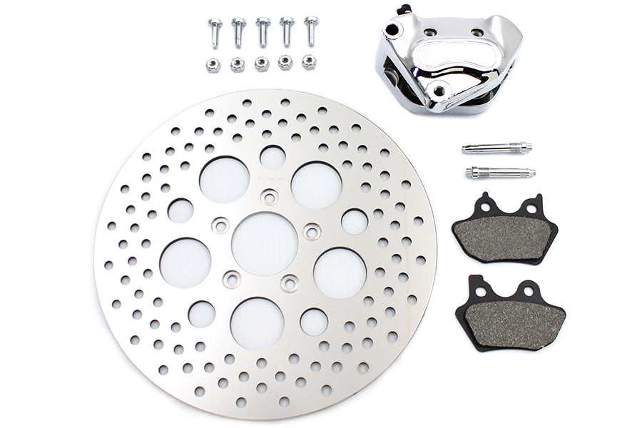 11.5 inch Chrome Front Caliper Kit