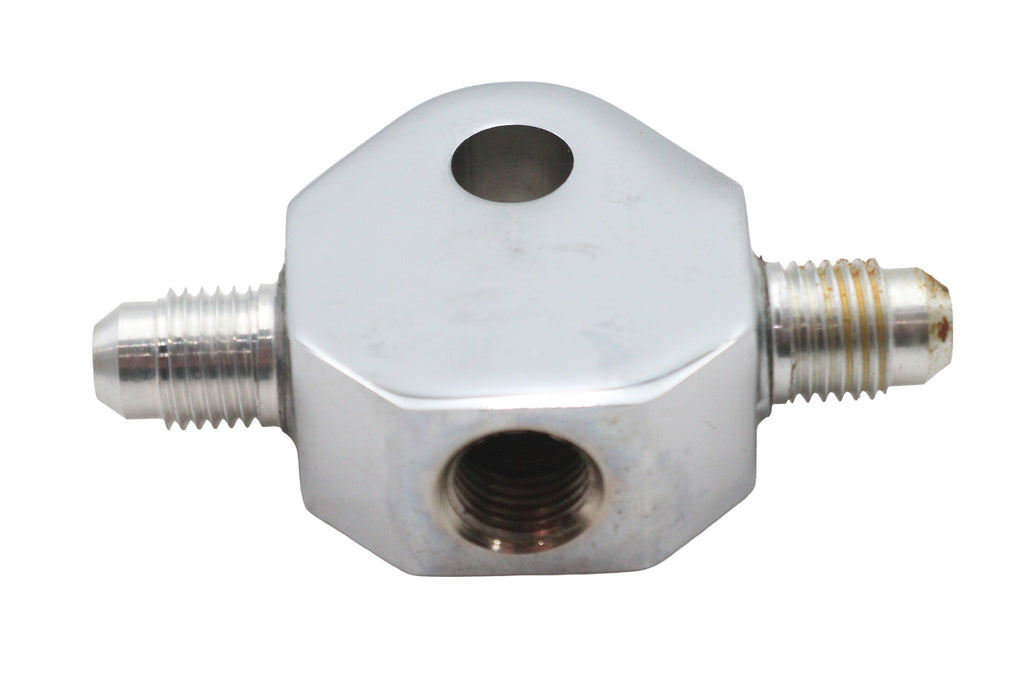Chrome Brake Hose Tee
