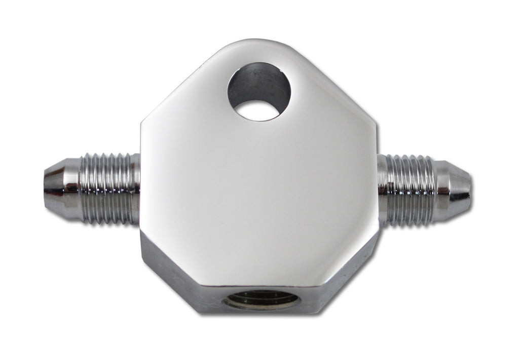 Brake Line Tee Chrome