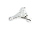 Chrome Rear 4 Piston Caliper