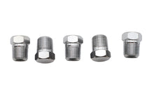 Load image into Gallery viewer, Chrome Brake Line Tee Plug