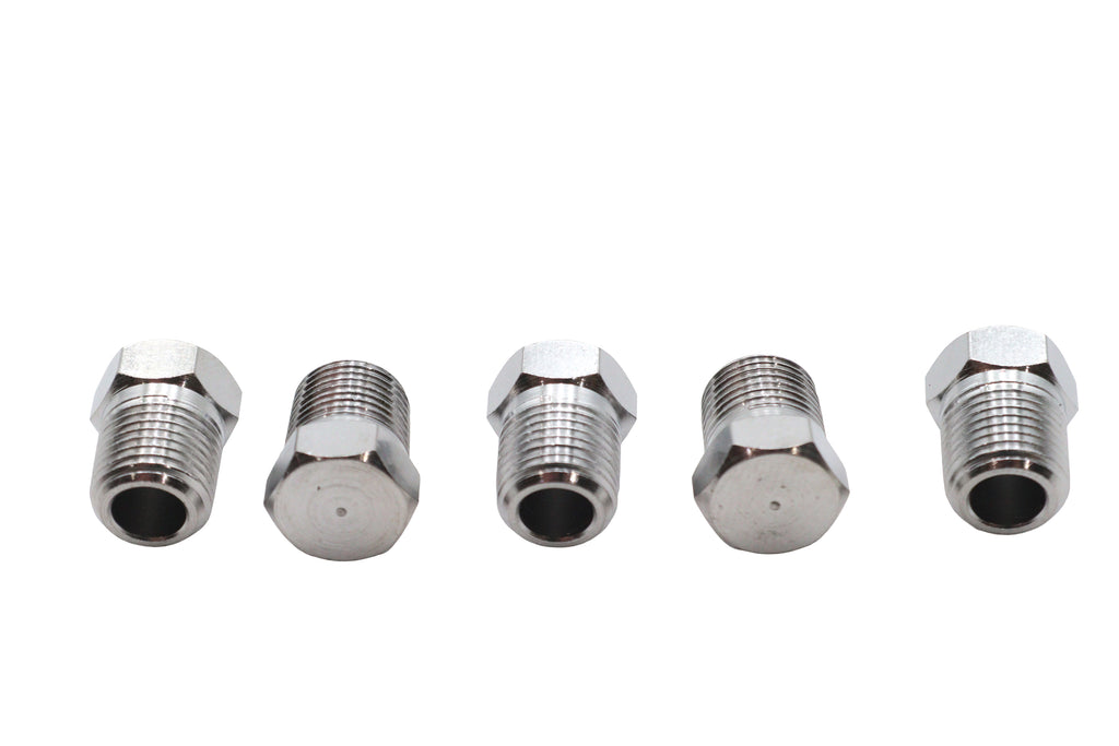 Chrome Brake Line Tee Plug