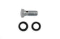 Chrome Brake Hose 10mm Banjo Bolt Kit