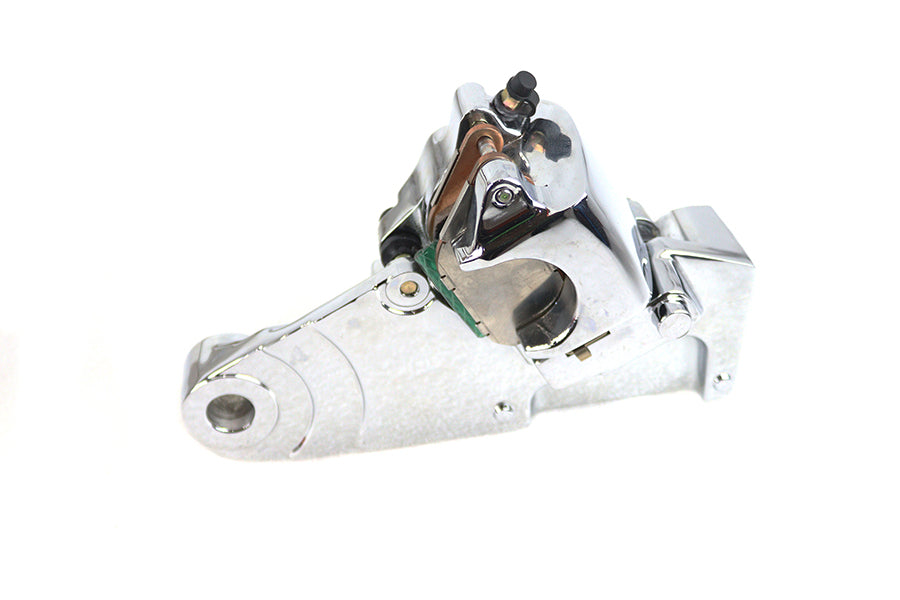 Chrome Rear Caliper with Bracket