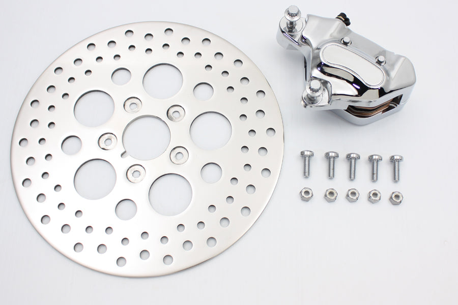 Front 4 Piston Brake Caliper and 11-1/2 inch Disc Kit