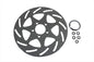 11-1/2 inch Front or Rear Brake Disc Swirl Style