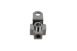 Chrome brake line tee fitting from Edart, designed for automotive brake system tubing connections.