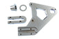 Chrome Left Side Rear Brake Caliper Bracket