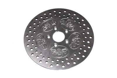 11-1/2 inch Rear Brake Disc Skull Design Stainless Steel