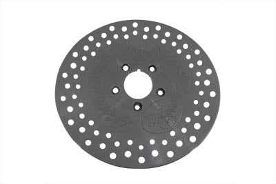 11-1/2 inch Rear Brake Disc Skull Design Stainless Steel