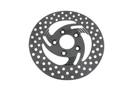 Edart 10-inch rear brake disc with razor style design, durable metal brake component for vehicle braking system.