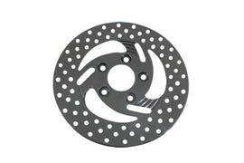 Edart 10-inch rear brake disc with razor style design, showcasing the durable metal brake rotor for motorcycle or vehicle braking systems.