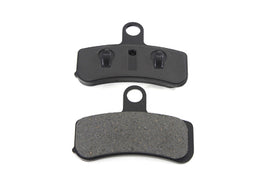 Duro Soft Front Brake Pad Set for vehicles, showing the brake pads with detailed friction surfaces and mounting hardware.