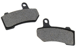Duro semi-metallic rear brake pad set showing brake pads with metal backing plates and friction surfaces for vehicle braking.