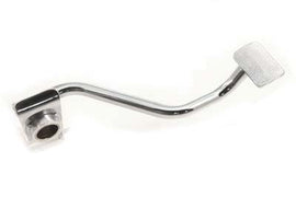 AEE FXE Chrome Brake Pedal for forward control motorcycle, showcasing a polished chrome finish and sturdy design.