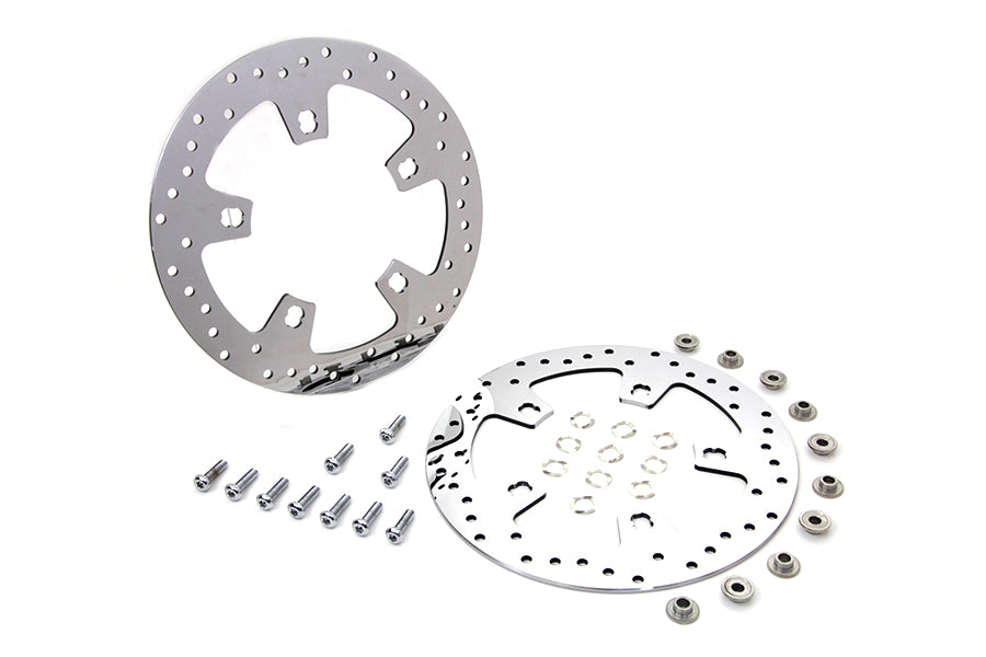 Duro 11.8 inch Front Brake Disc Set Polished