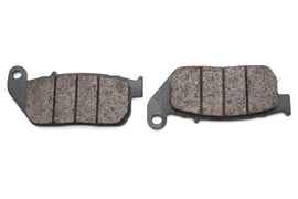 Duro Dura Ceramic Front Brake Pad Set showing brake pads with metal backing plates and ceramic friction material for vehicle braking.