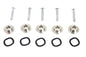 Chrome Front Disc Hardware Kit