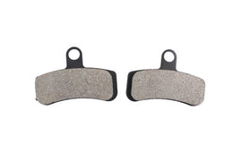 Duro ceramic front brake pad set showing brake pads with metal backing plates and friction material for vehicle braking system