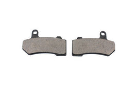 Duro ceramic front brake pad set with metal backing plates, designed for reliable vehicle braking performance.