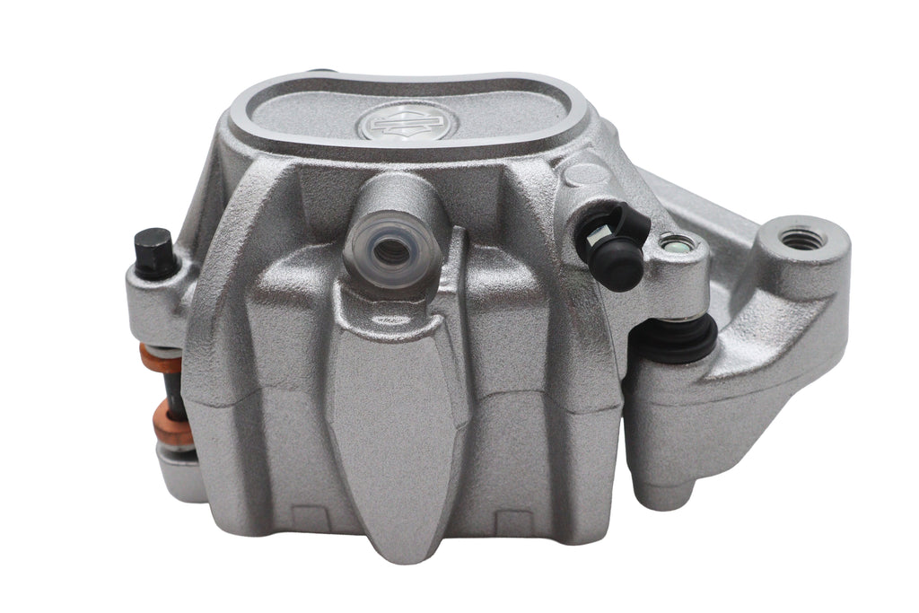 OE Silver Front 2-Piston Brake Caliper Left Side